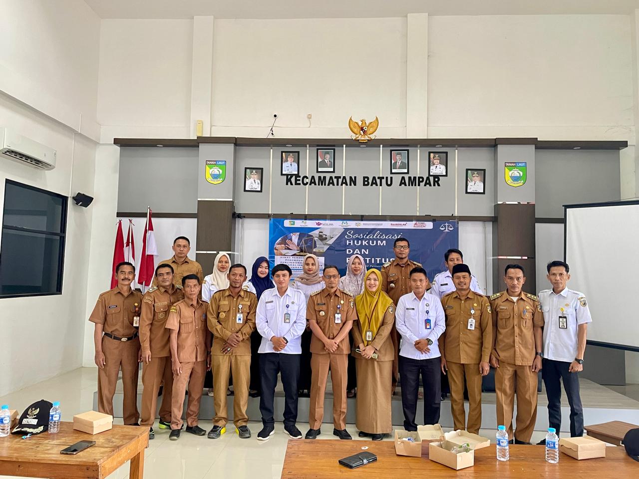 Kepala Desa Se-Kecamatan Batu Ampar Dibekali Edukasi Hukum P4GN dan Perlindungan Perempuan serta Anak