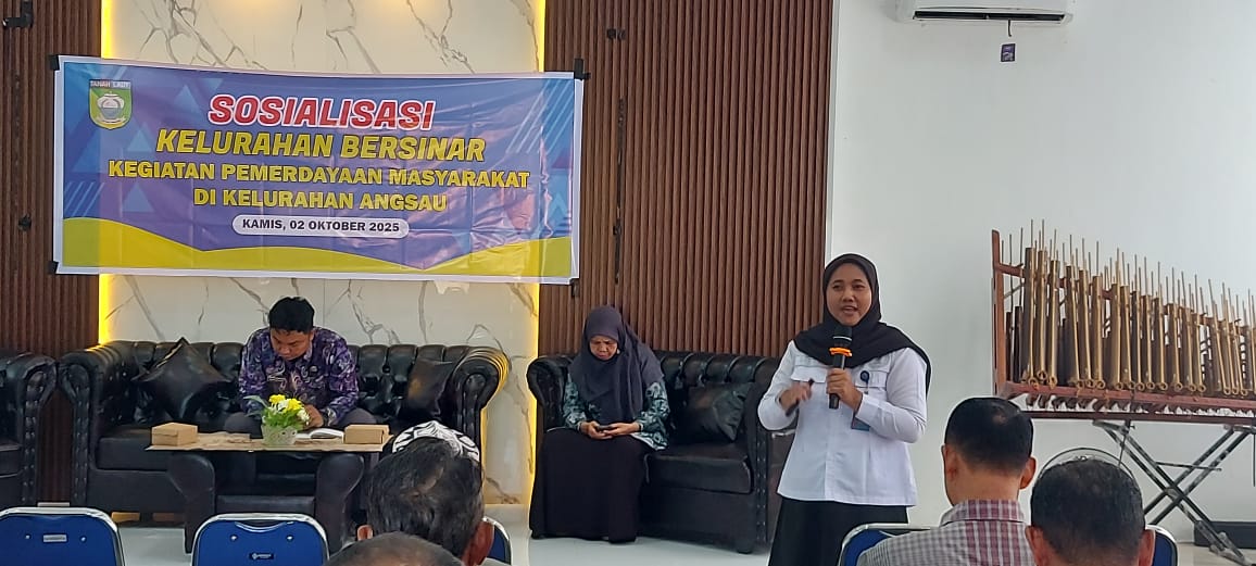 BNNK Tanah Laut Sosialisasi Bahaya Narkoba di Kelurahan Angsau, Warga Antusias Ikuti Edukasi