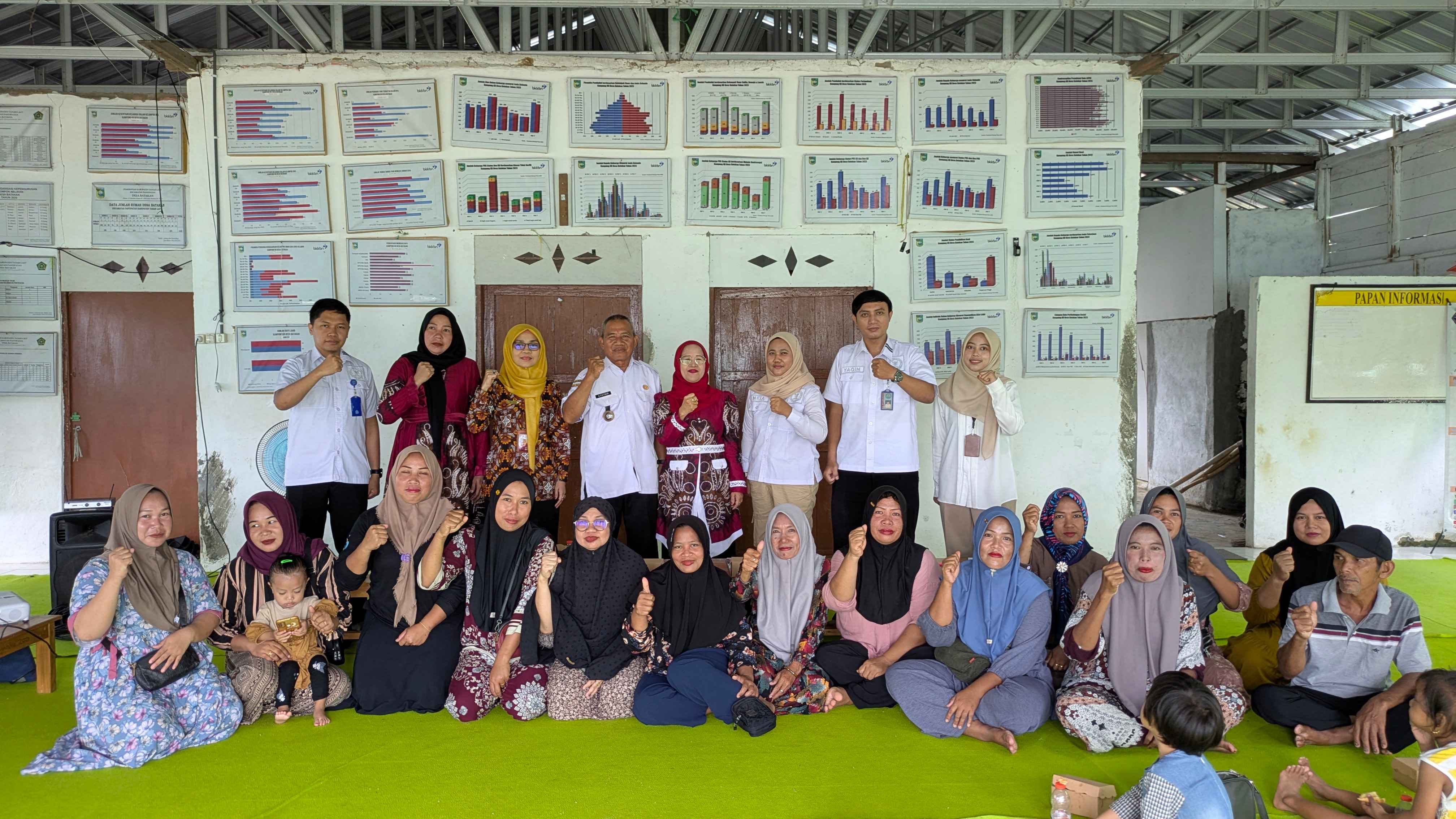 BNNK Tanah Laut Gelar Evaluasi Program Keluarga Bersih Narkoba di Desa Bersinar Batakan