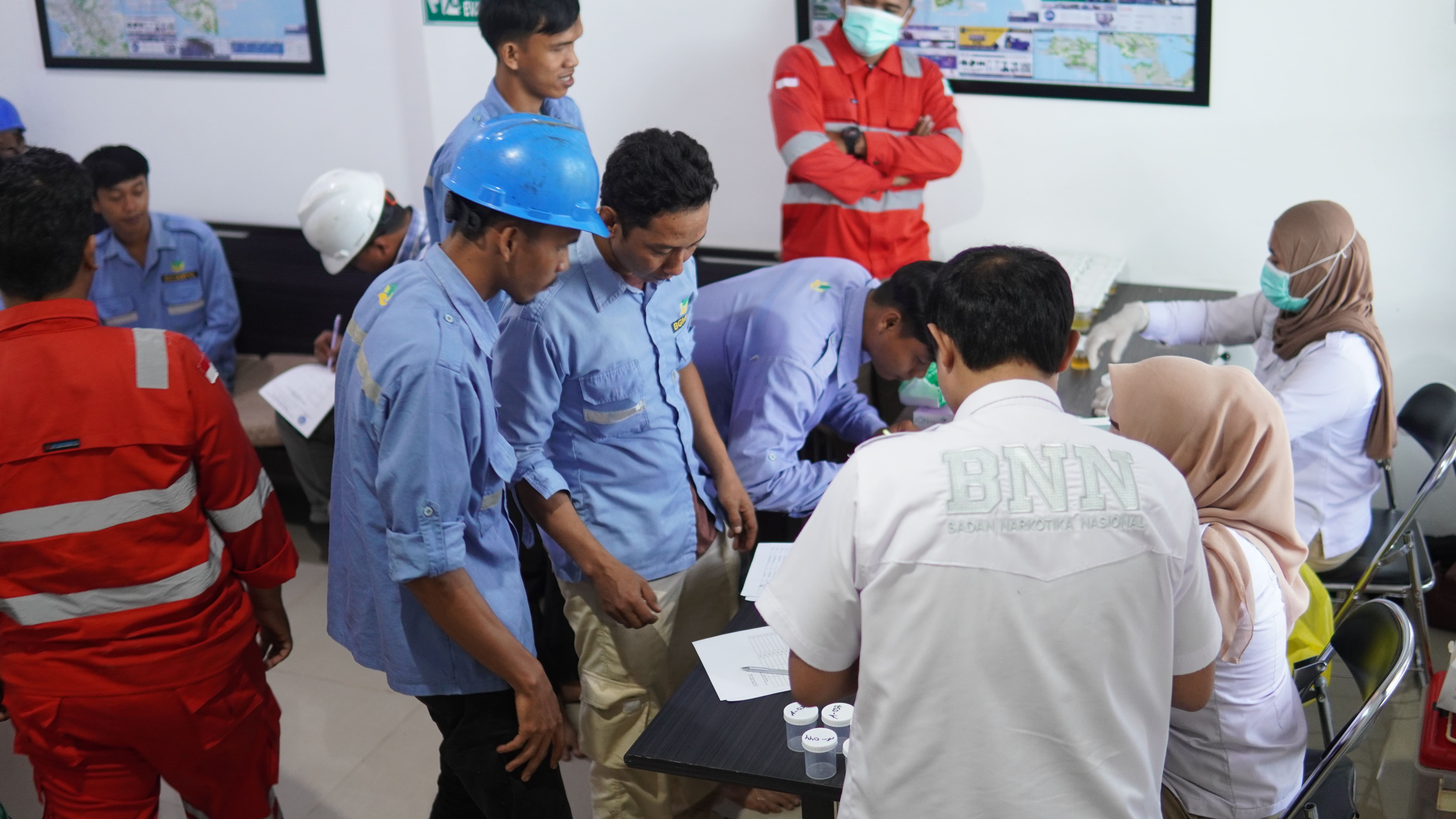Wujudkan Lingkungan Kerja Bebas Narkoba, BNNK Tanah Laut Berkolaborasi dengan PT. BGMPA