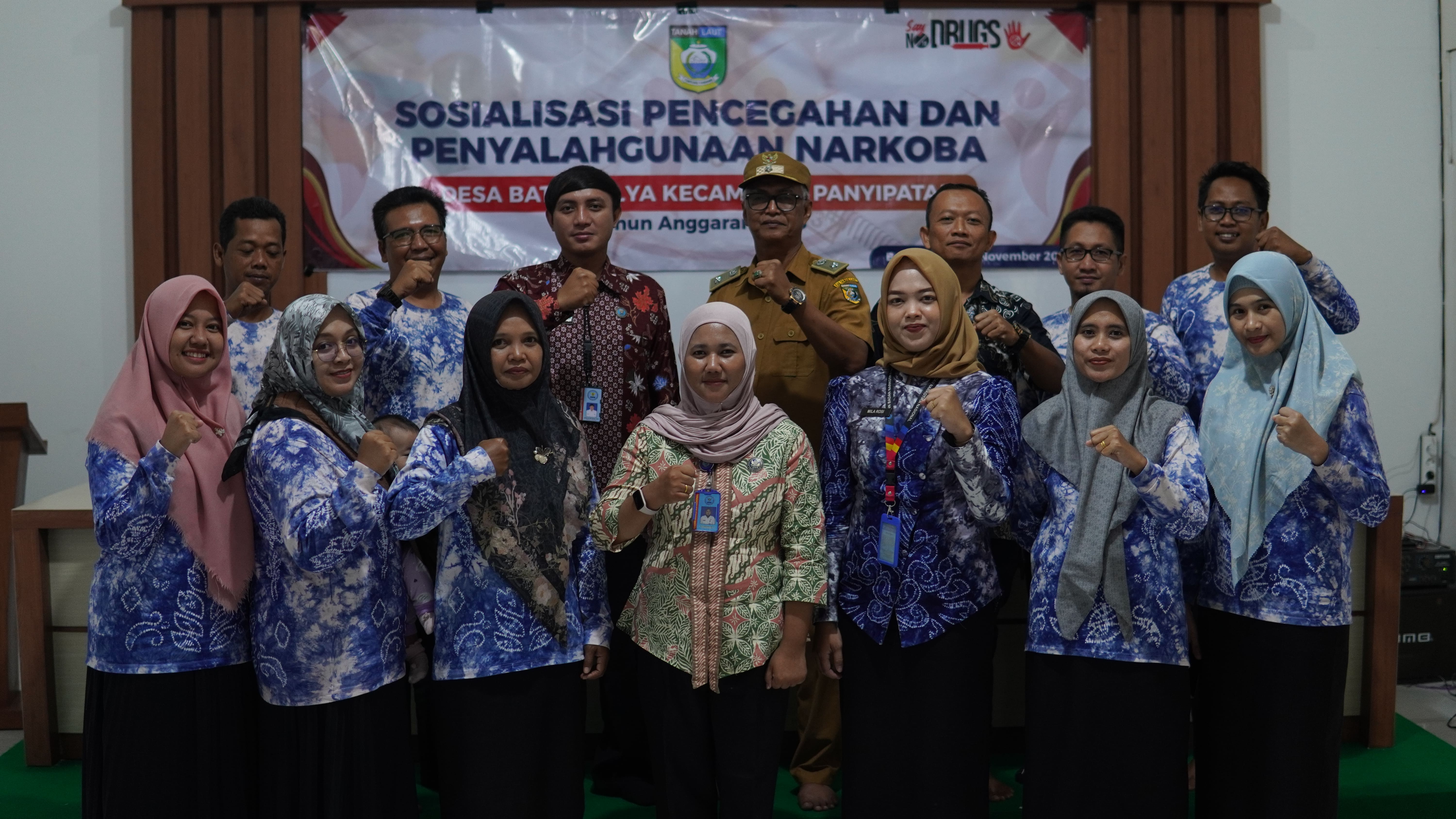 BNNK Tanah Laut Sosialisasi Bahaya Narkoba, Perkuat Peran Aparat Desa sebagai Garda Terdepan Pencegahan