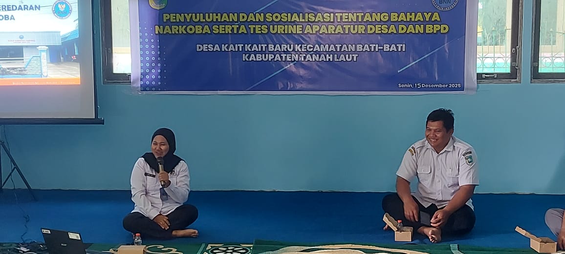 Edukasi Bahaya Narkoba bagi Aparat Desa dan BPD Desa Kait-Kait Baru