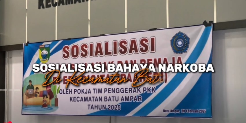 Sosialisasi Bahaya Narkoba di Kecamatan Batu Ampar